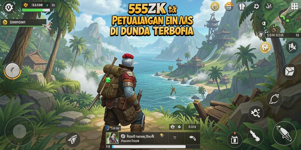 Gameplay menarik di dunia terbuka 555ZK yang penuh petualangan.