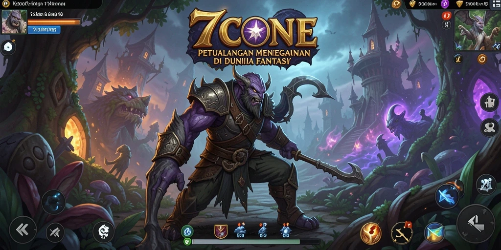 Tampilan gameplay 7CONE dengan aksi petualangan yang seru.