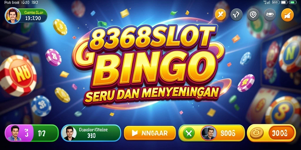 Tampilan seru dari gameplay 8368SLOT yang penuh warna.