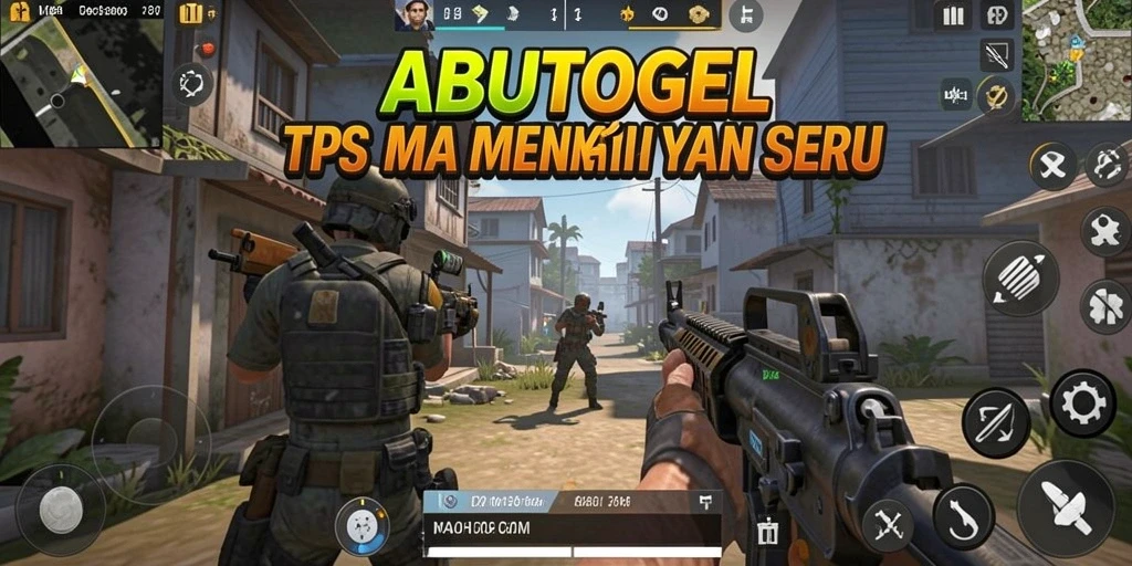 Tampilan gameplay <strong>ABUTOGEL</strong> yang menegangkan di medan perang.