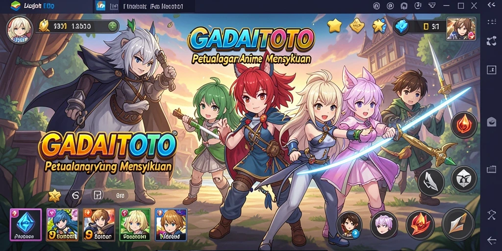 Tampilan gameplay yang memukau dan penuh warna dari GADAITOTO.