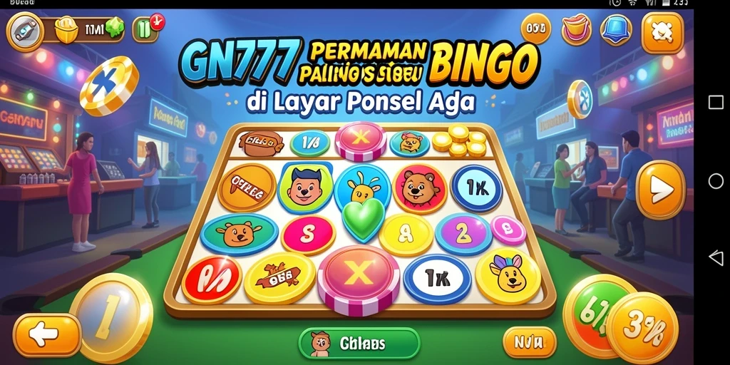 Gameplay GN777 menampilkan keseruan bermain Bingo yang interaktif.