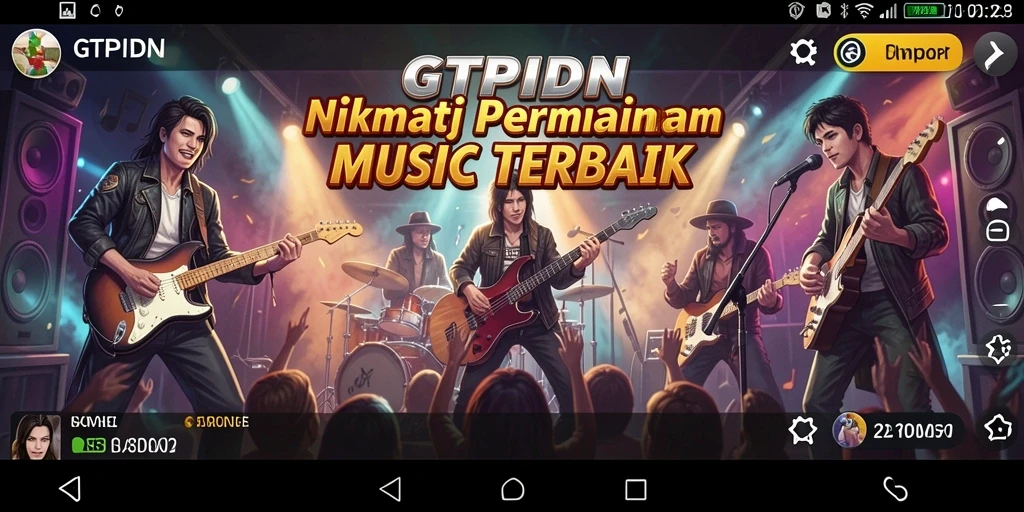 Screenshot GTPIDN menampilkan serunya bermain musik dengan alat virtual.