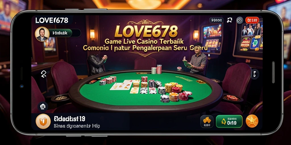 Screenshot gameplay LOVE678 dengan dealer yang interaktif dan grafik menyenangkan.