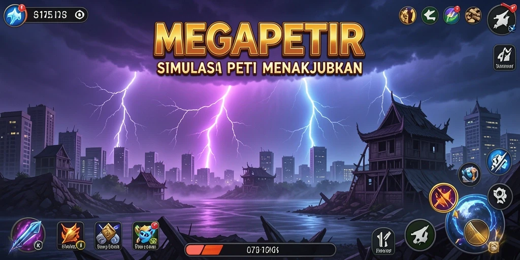 Screenshot gameplay MEGAPETIR yang menampilkan pengalaman simulasi yang seru.