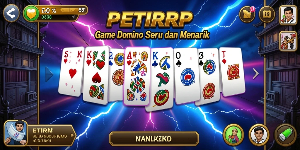 Gameplay seru PETIRRP yang menampilkan aksi Domino yang mendebarkan.