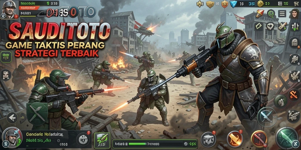 Tangkapan layar SAUDITOTO menampilkan aksi seru dalam gameplay TPS.