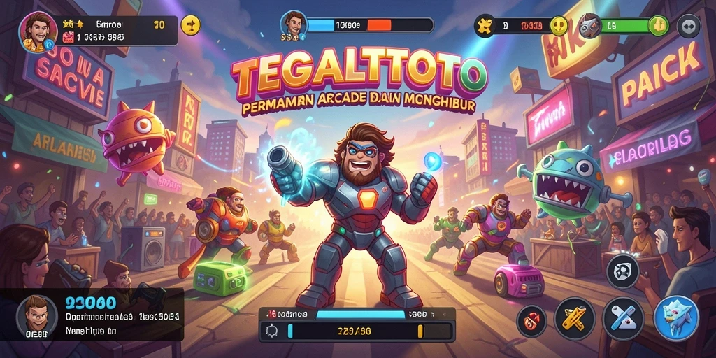 Tampilan gameplay TEGALTOTO yang penuh warna dan seru.